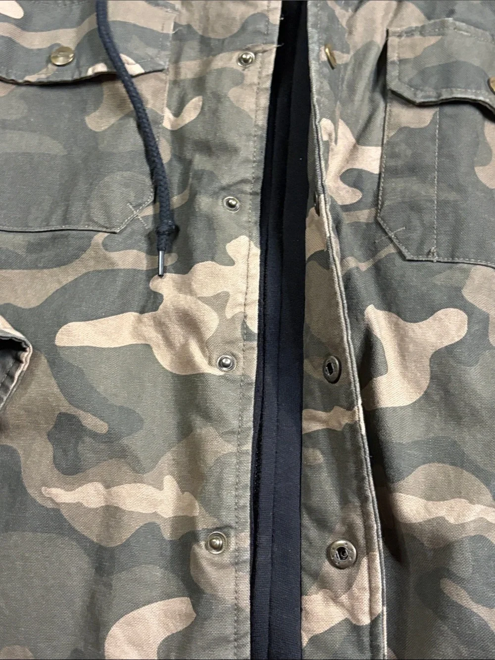 Dickies Camouflage Field Jacket with Black Hooded Liner